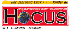 Geburtstagszeitung Hocus Titellayout