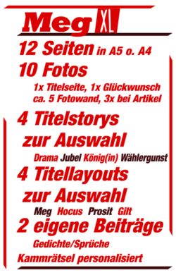 Geburtstagszeitung XL