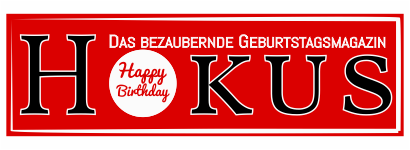 Logo Hokus der Geburtstagszeitung
