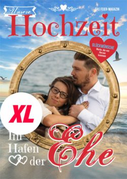 Hochzeitszeitung XL - Stil "Romantisch" - Cover "Im Hafen der Ehe"