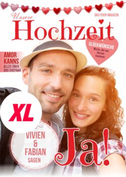 Hochzeitszeitung XL - Stil "Romantisch" - Cover "Ja!"