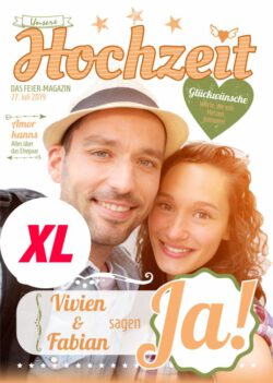 Hochzeitszeitung XL - Stil "Vintage" - Cover "Ja!"