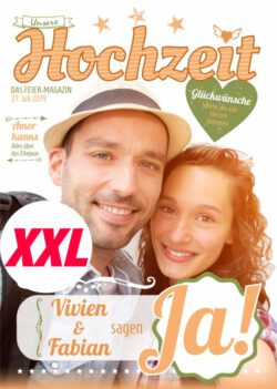 Hochzeitszeitung XXL - Stil "Vintage" - Cover "Ja!"