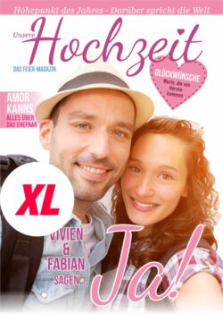 Hochzeitszeitung XL - Stil "Fresh" - Cover "Ja!"