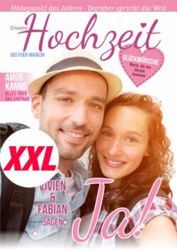 Hochzeitszeitung XXL - Stil "Fresh" - Cover "Ja!"