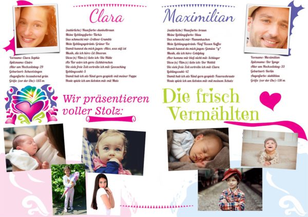 Hochzeitszeitung XL - Stil "Fresh" - Cover "Ja!" – Bild 6