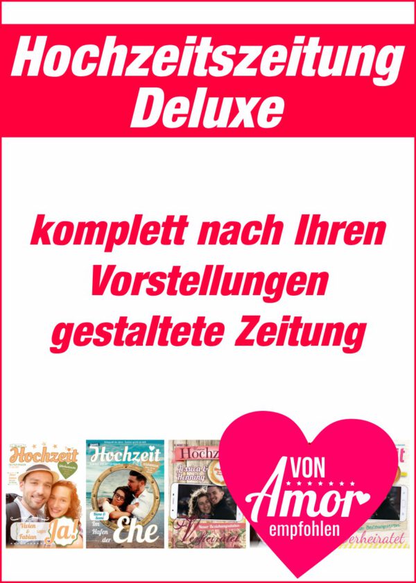 Hochzeitszeitung Deluxe